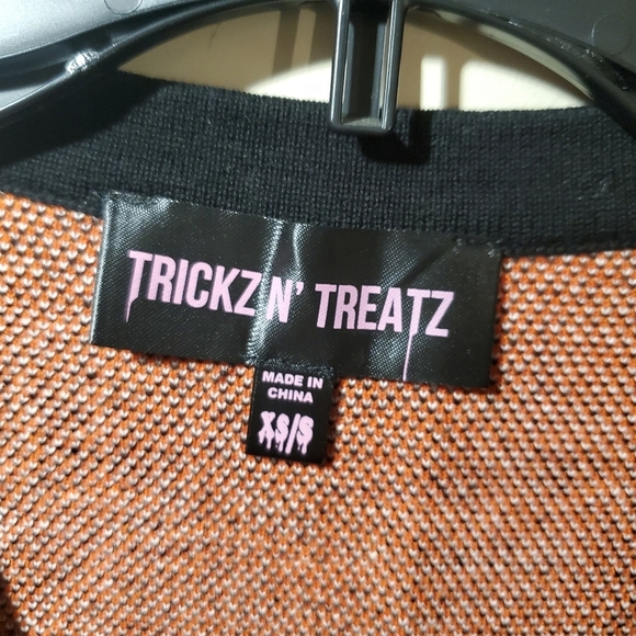 Dolls Kill Pumpkin Ghost Hallowed Grounds Knit Vest Size XS - Picture 4 of 4